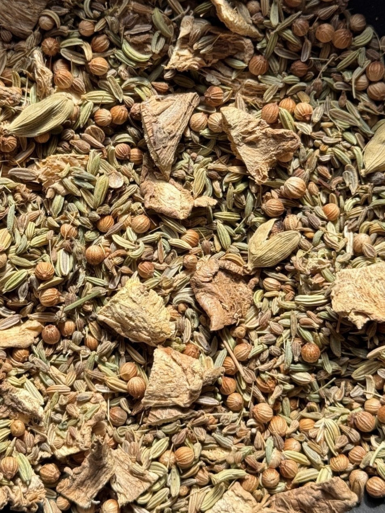 Ingrédients de l'infusion Légèreté Veliora – fenouil gingembre coriandre anis cumin